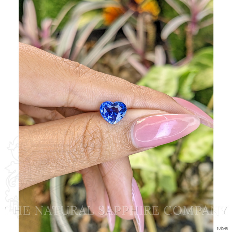 2.01 Ct. Blue Sapphire from Ceylon (Sri Lanka)