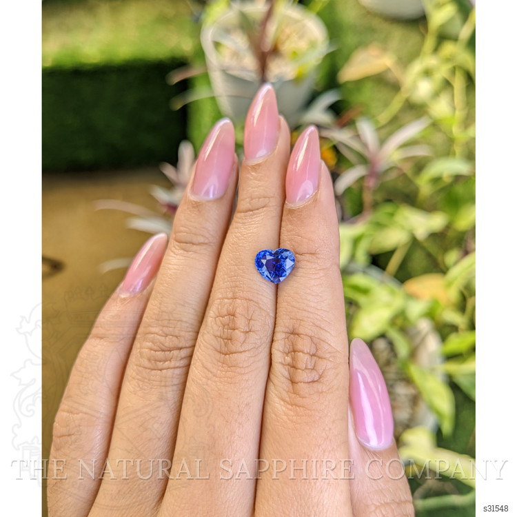 2.01 Ct. Blue Sapphire from Ceylon (Sri Lanka)