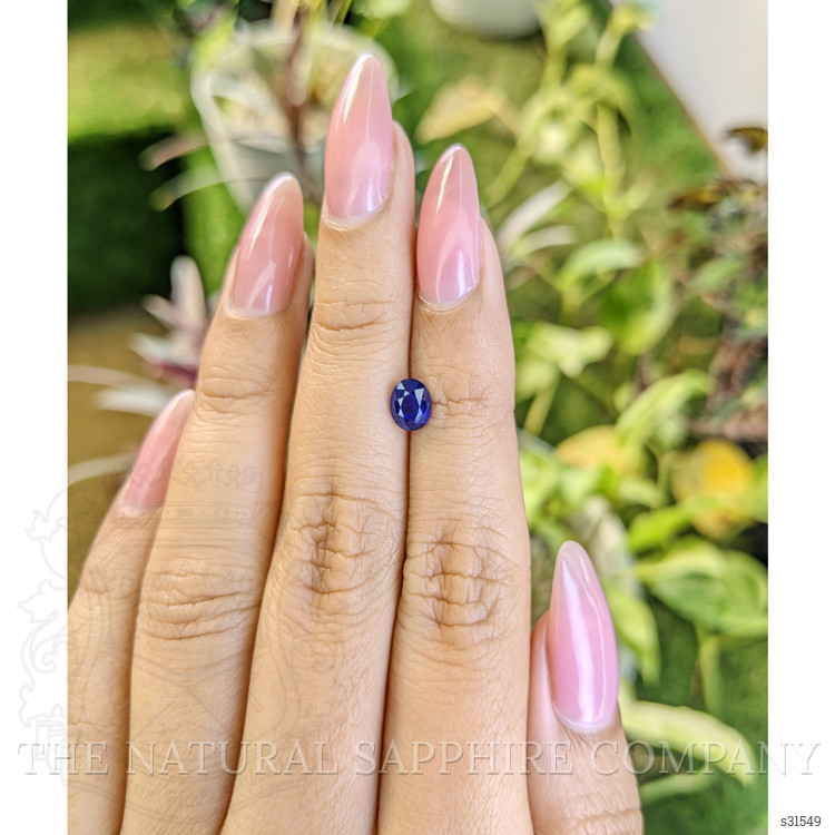 1.16 Ct. Blue Sapphire from Ceylon (Sri Lanka)