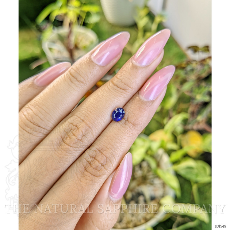 1.16 Ct. Blue Sapphire from Ceylon (Sri Lanka)
