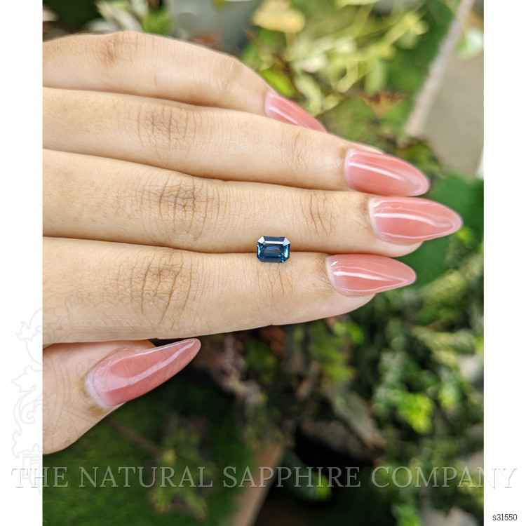 1.05 Ct. Greenish Blue Sapphire from Ceylon (Sri Lanka)