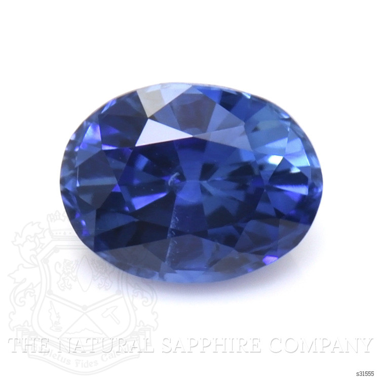 0.58 Ct. Blue Sapphire from Ceylon (Sri Lanka)