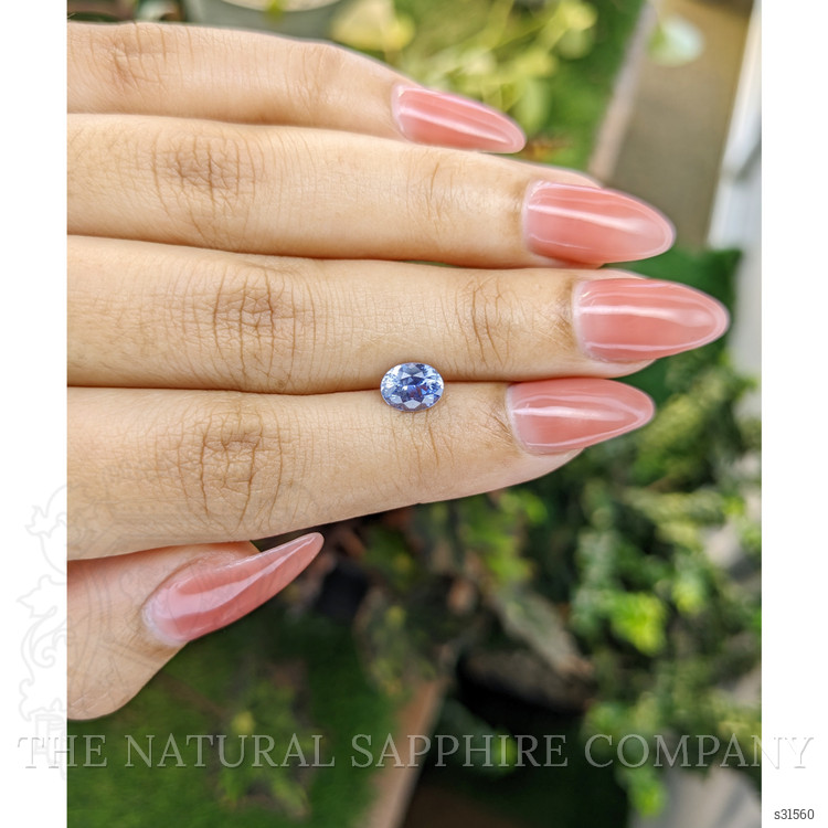 1.10 Ct. Blue Sapphire from Ceylon (Sri Lanka)