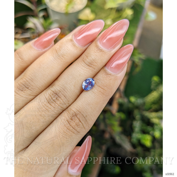 1.12 Ct. Blue Sapphire from Ceylon (Sri Lanka)