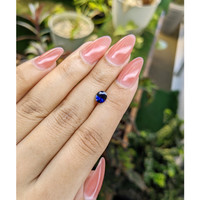 0.99 Ct. Blue Sapphire from Ceylon (Sri Lanka) Life Style