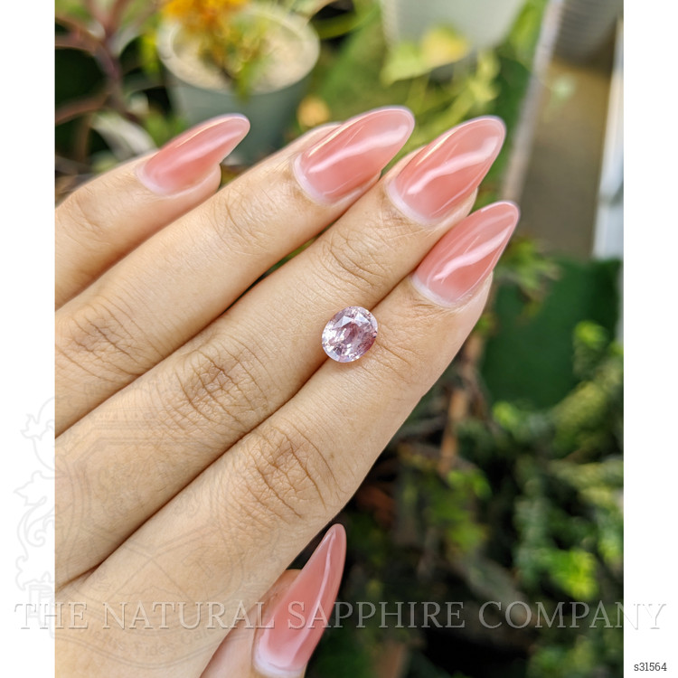 2.91 Ct. Pink Sapphire from Ceylon (Sri Lanka)