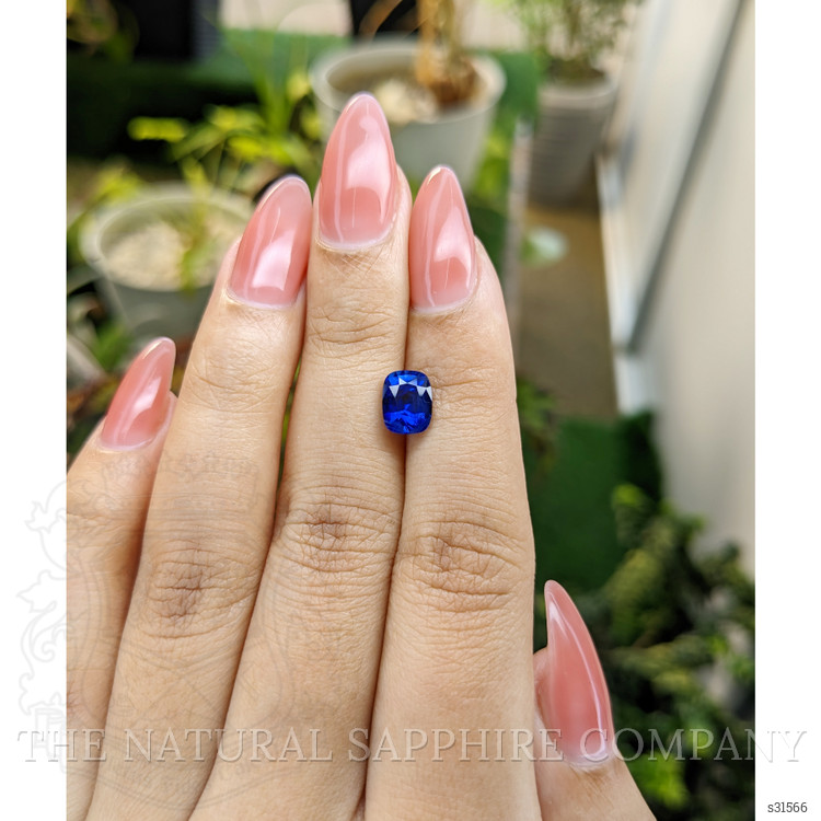 2.13 Ct. Blue Sapphire from Ceylon (Sri Lanka)