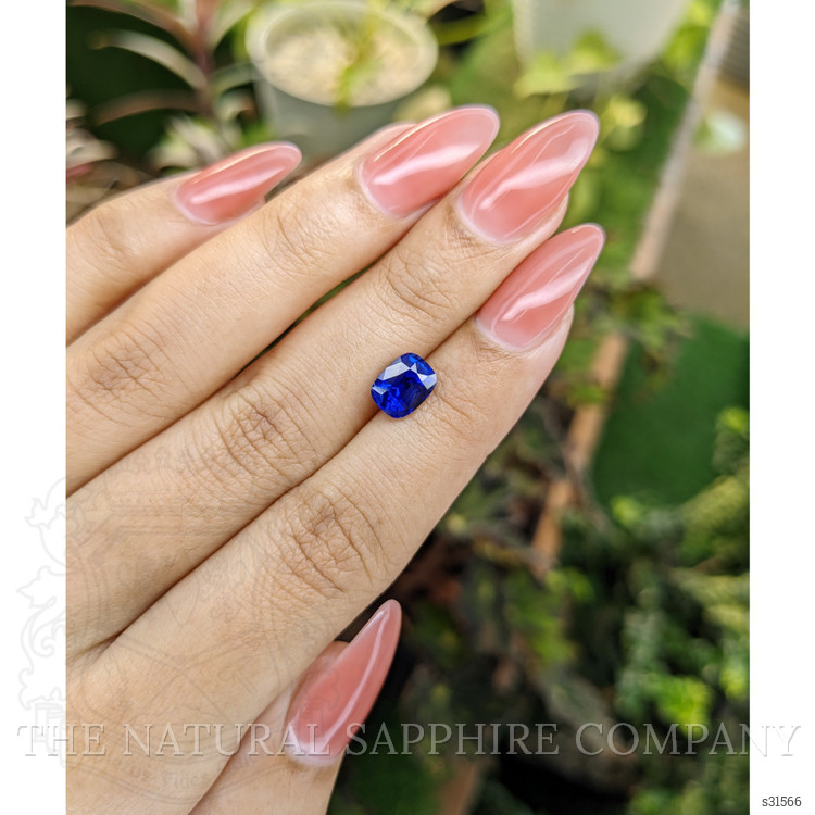 2.13 Ct. Blue Sapphire from Ceylon (Sri Lanka)