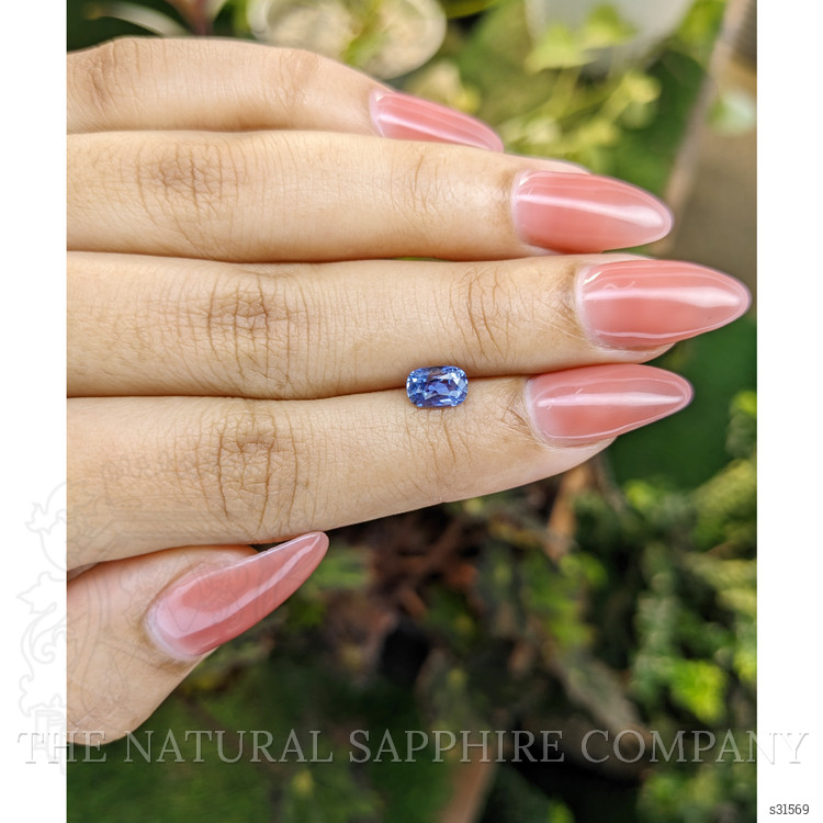 1.01 Ct. Blue Sapphire from Ceylon (Sri Lanka)