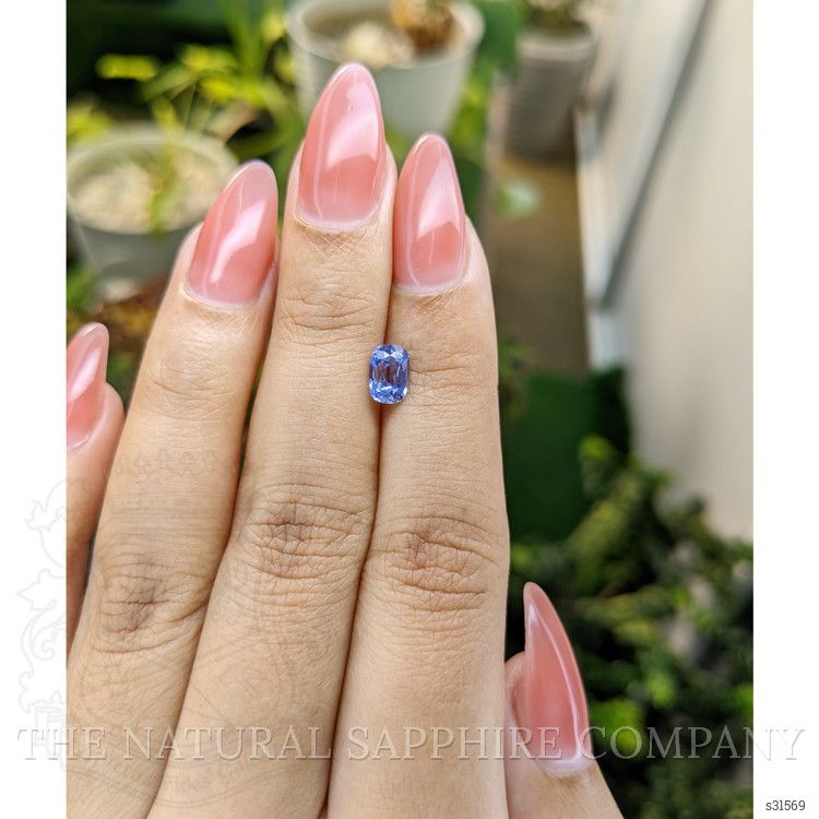 1.01 Ct. Blue Sapphire from Ceylon (Sri Lanka)