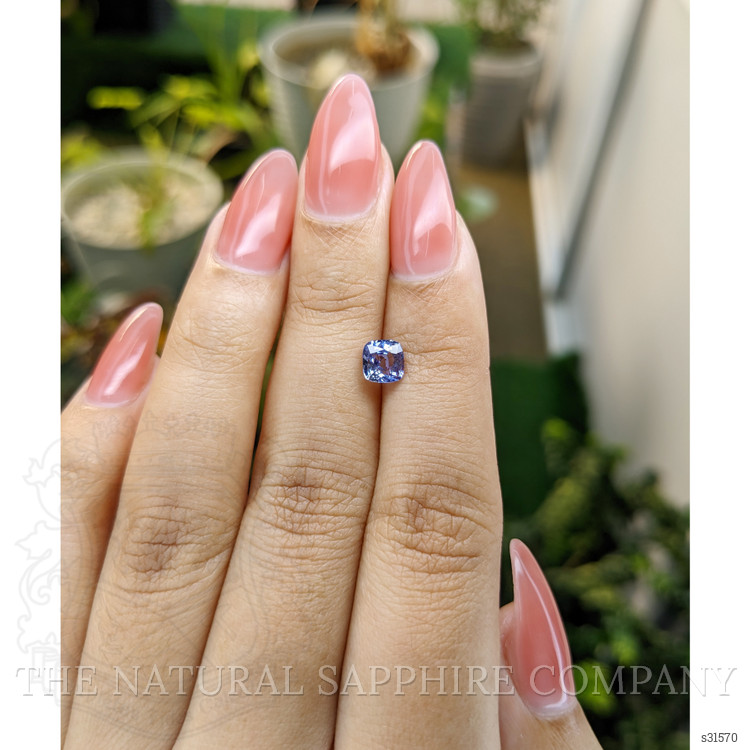 1.03 Ct. Blue Sapphire from Ceylon (Sri Lanka)