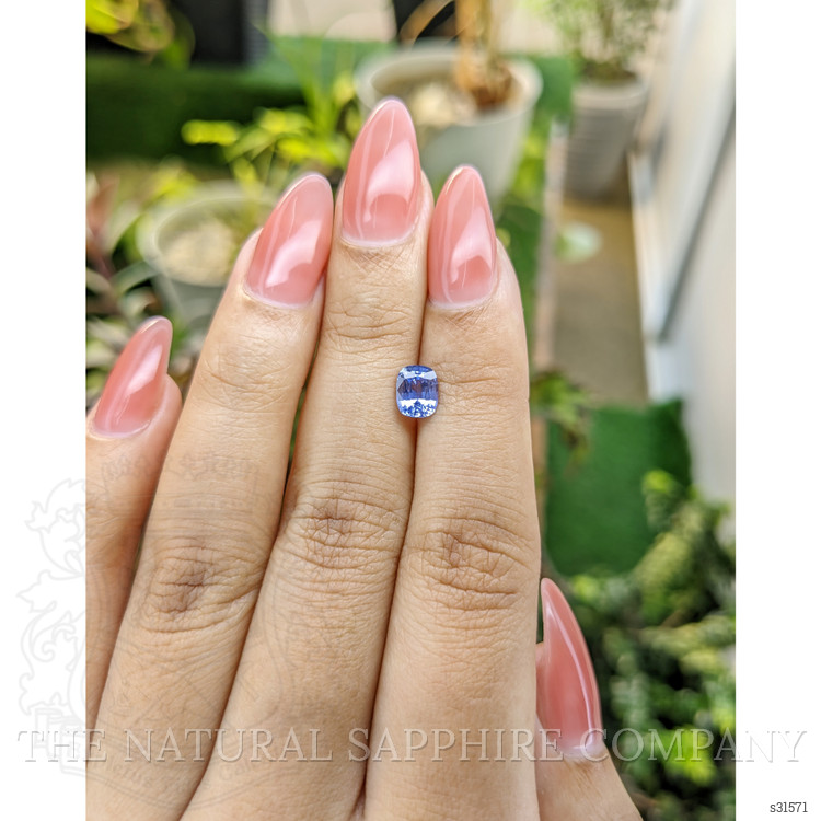 1.03 Ct. Blue Sapphire from Ceylon (Sri Lanka)