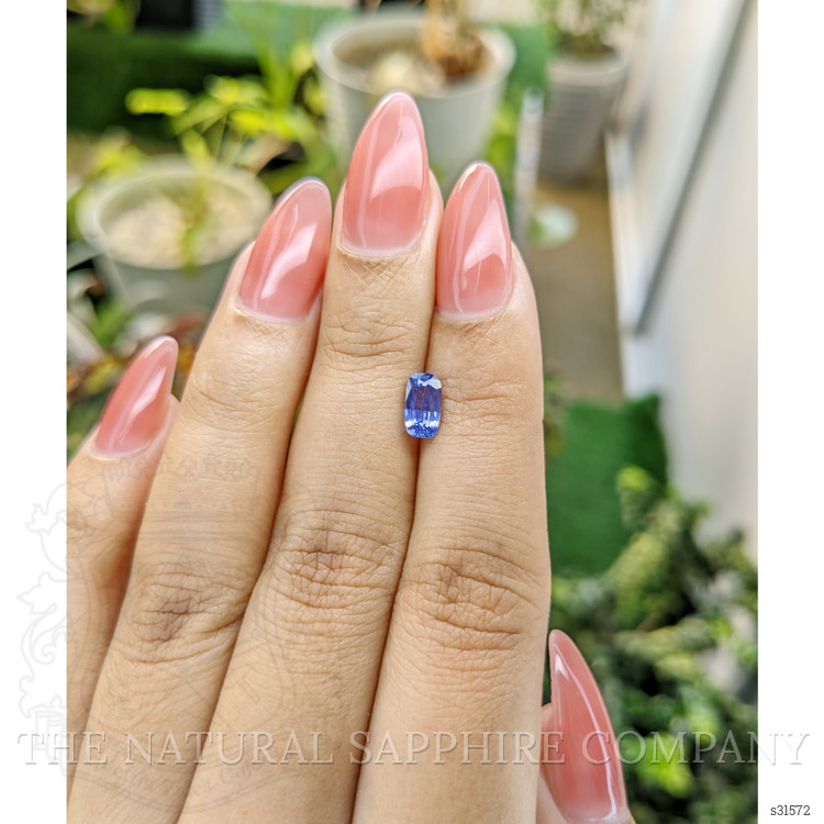 1.03 Ct. Blue Sapphire from Ceylon (Sri Lanka)