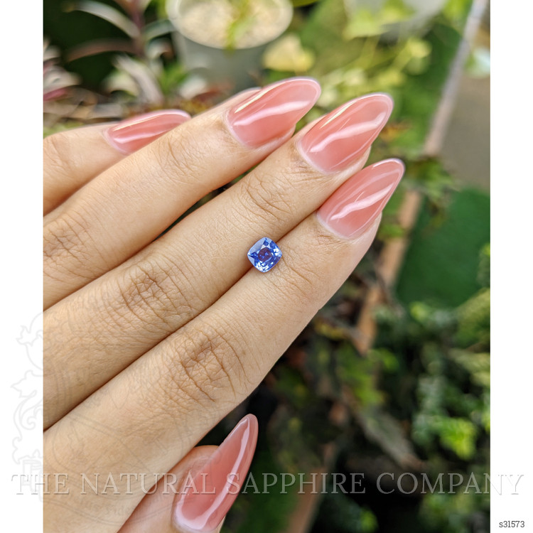 0.97 Ct. Blue Sapphire from Ceylon (Sri Lanka)