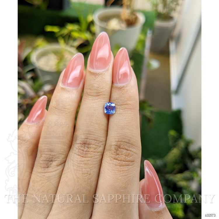 0.97 Ct. Blue Sapphire from Ceylon (Sri Lanka)