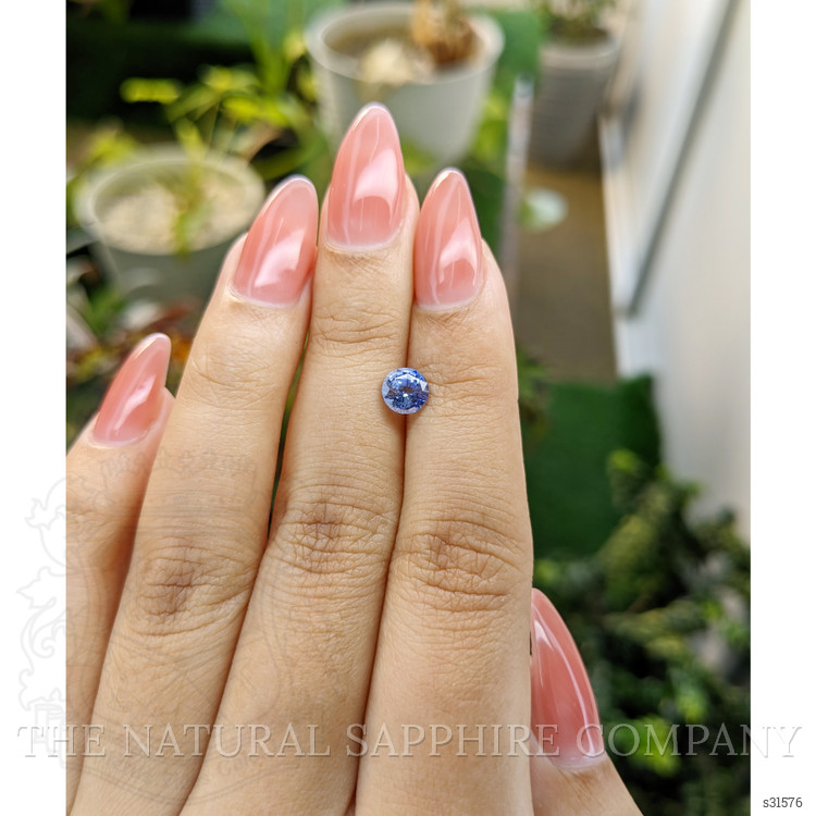 1.01 Ct. Blue Sapphire from Ceylon (Sri Lanka)