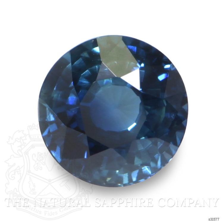 1.12 Ct. Greenish Blue Sapphire from Ceylon (Sri Lanka)