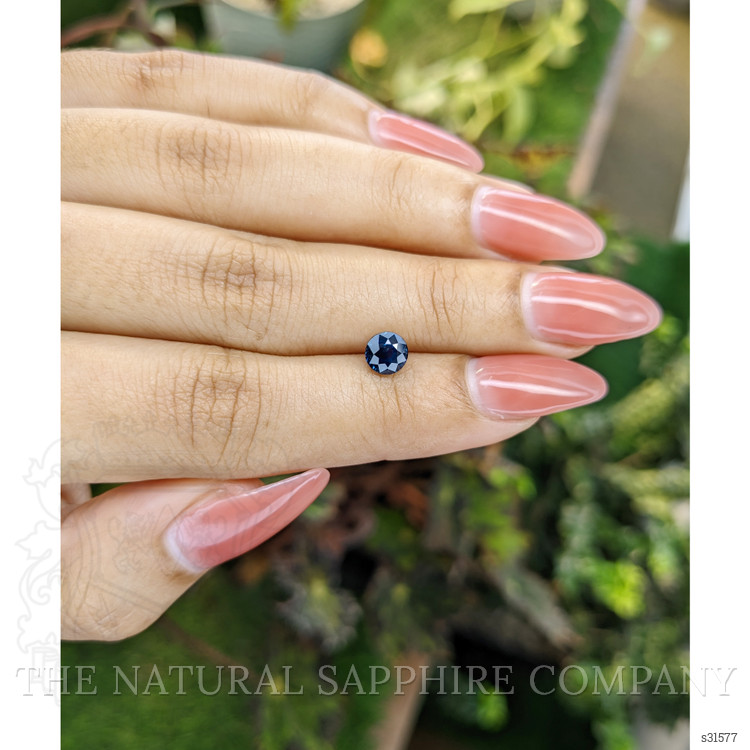 1.12 Ct. Greenish Blue Sapphire from Ceylon (Sri Lanka)