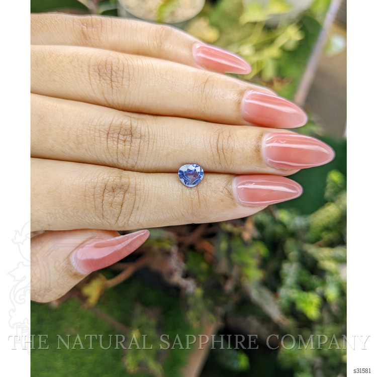 0.94 Ct. Blue Sapphire from Ceylon (Sri Lanka)