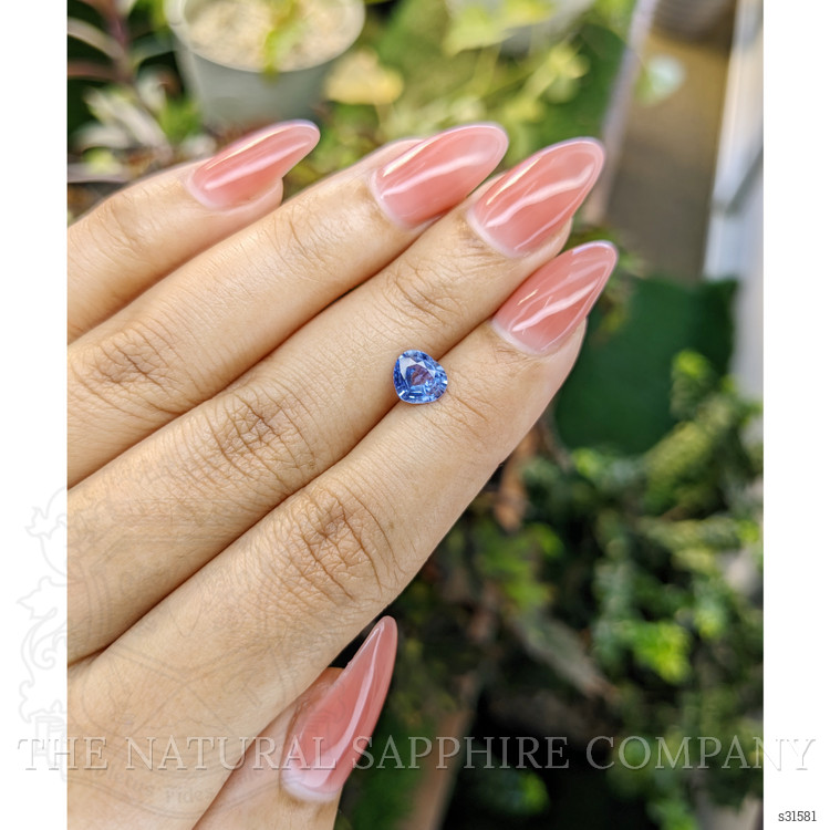 0.94 Ct. Blue Sapphire from Ceylon (Sri Lanka)