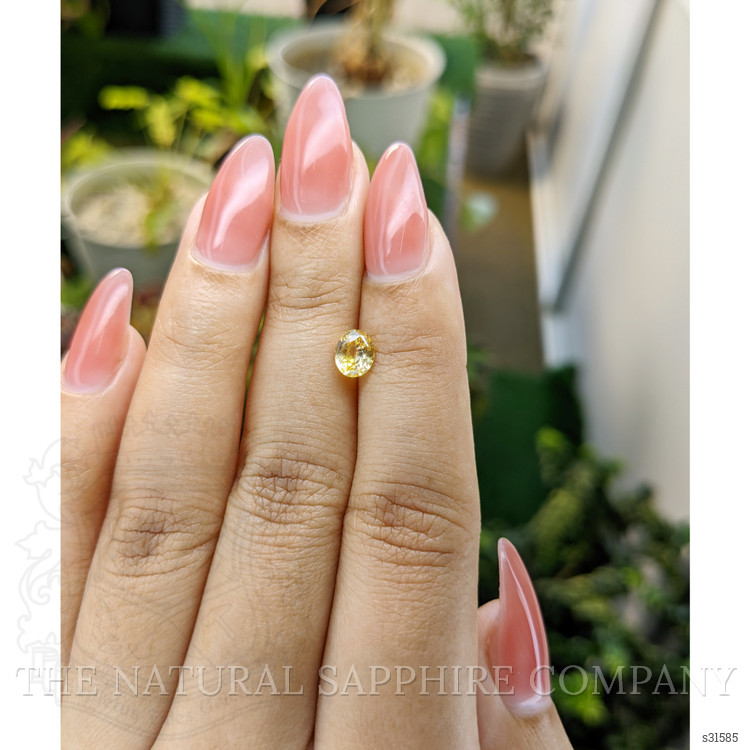 1.01 Ct. Yellow Sapphire from Ceylon (Sri Lanka)