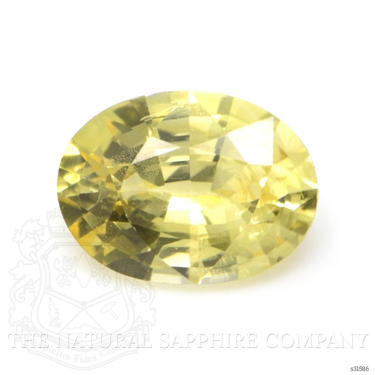 0.90 Ct. Yellow Sapphire from Ceylon (Sri Lanka)