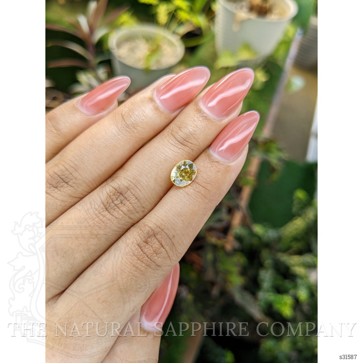 2.20 Ct. Yellow Sapphire from Ceylon (Sri Lanka)
