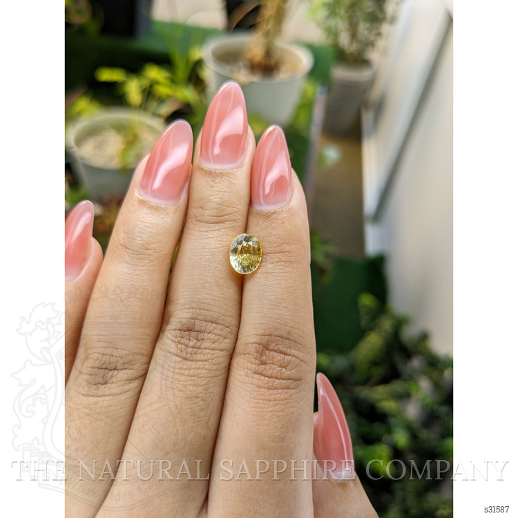 2.20 Ct. Yellow Sapphire from Ceylon (Sri Lanka)