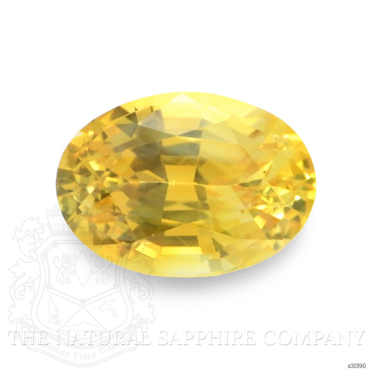 1.11 Ct. Orangish Yellow Sapphire from Ceylon (Sri Lanka)