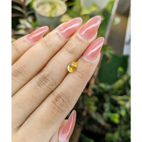 1.31 Ct. Orangish Yellow Sapphire from Ceylon (Sri Lanka) Life Style