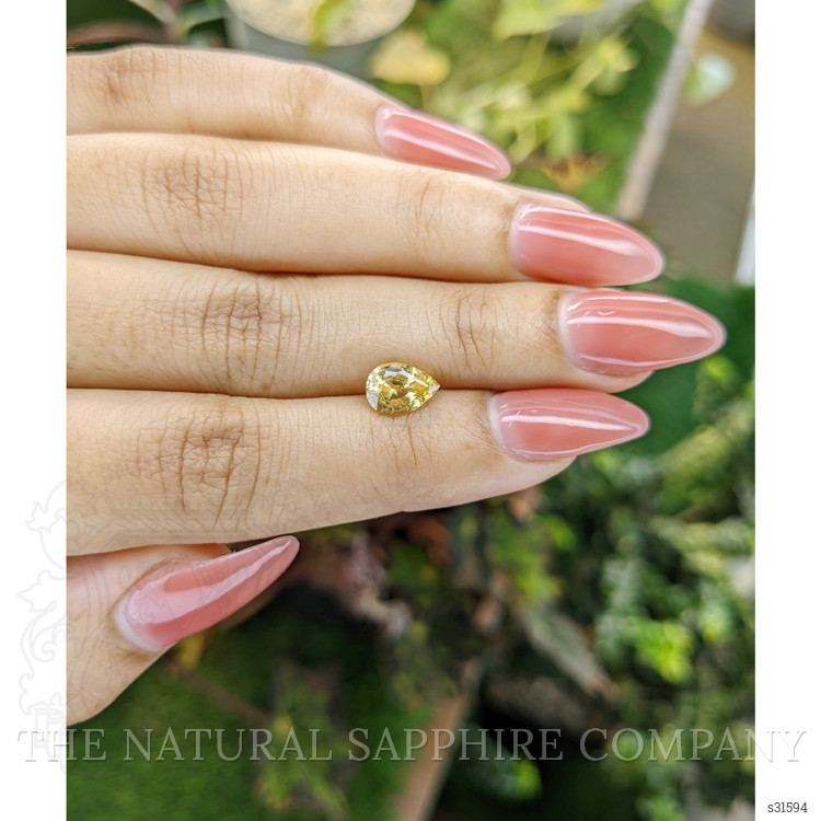 1.50 Ct. Yellow Sapphire from Ceylon (Sri Lanka)