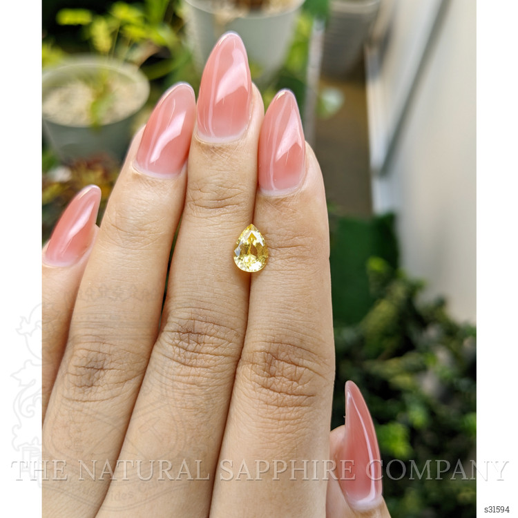 1.50 Ct. Yellow Sapphire from Ceylon (Sri Lanka)