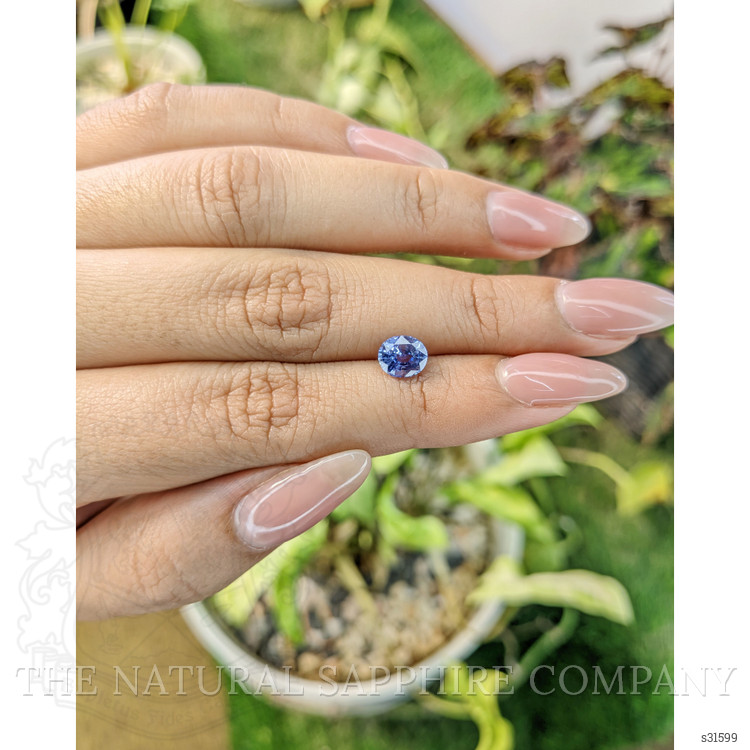 1.14 Ct. Blue Sapphire from Ceylon (Sri Lanka)