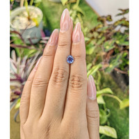 1.14 Ct. Blue Sapphire from Ceylon (Sri Lanka) Life Style