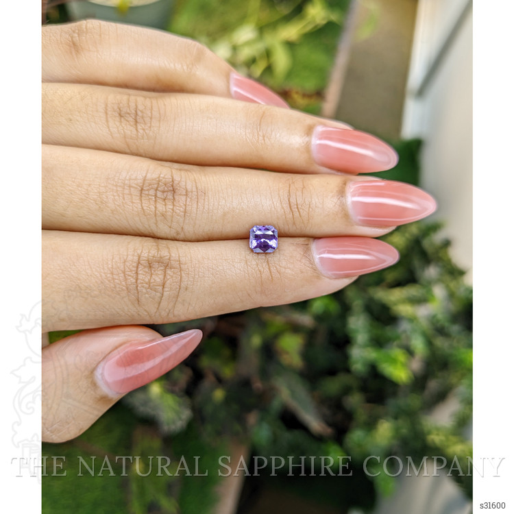 1.03 Ct. Purple Sapphire from Ceylon (Sri Lanka)