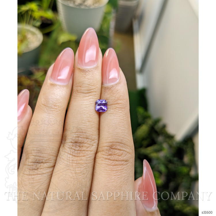 1.03 Ct. Purple Sapphire from Ceylon (Sri Lanka)