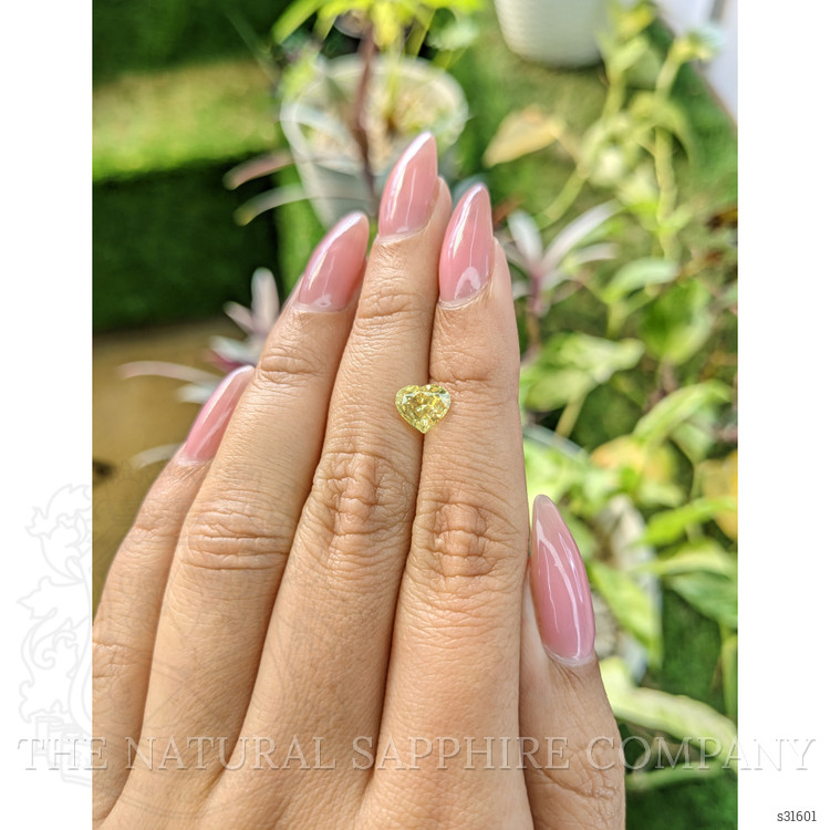 1.47 Ct. Yellow Sapphire from Ceylon (Sri Lanka)
