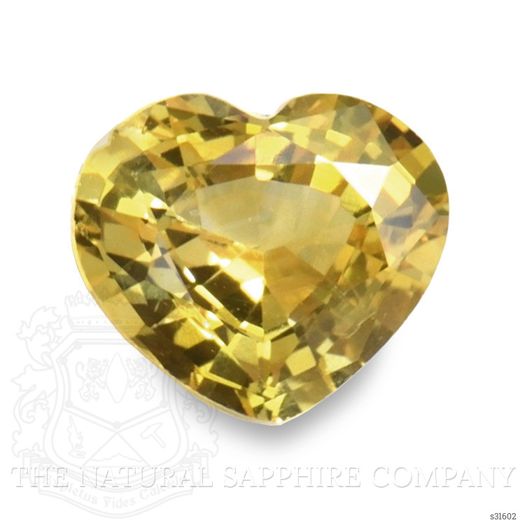 0.81 Ct. Yellow Sapphire from Ceylon (Sri Lanka)