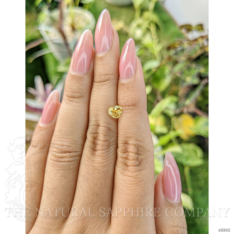0.81 Ct. Yellow Sapphire from Ceylon (Sri Lanka)