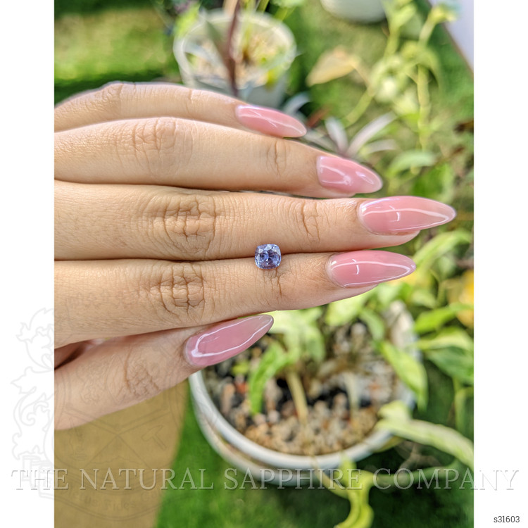 1.02 Ct. Violet Sapphire from Ceylon (Sri Lanka)