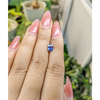 1.13 Ct. Blue Sapphire from Ceylon (Sri Lanka) Life Style