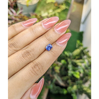 1.13 Ct. Blue Sapphire from Ceylon (Sri Lanka) Life Style