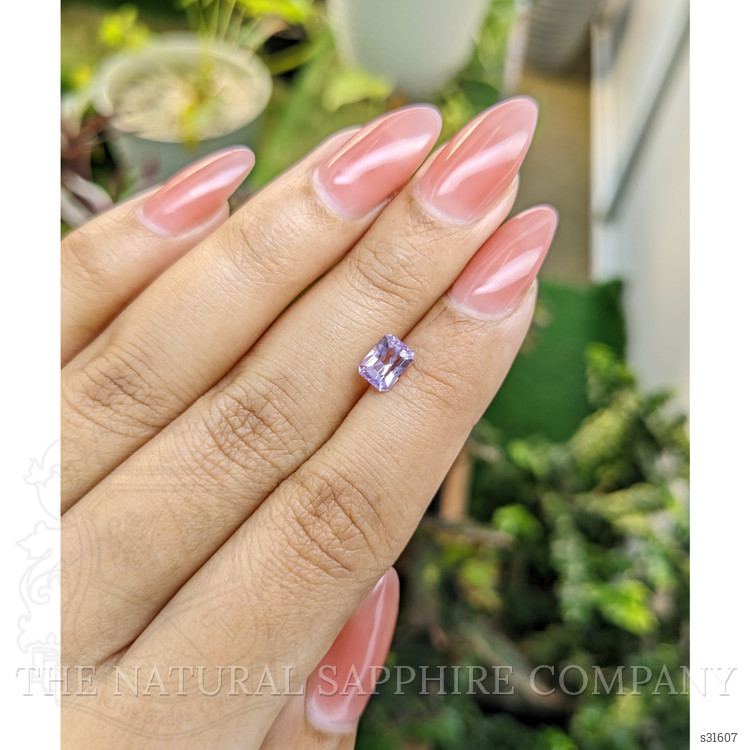 1.29 Ct. Pinkish Purple Sapphire from Ceylon (Sri Lanka)