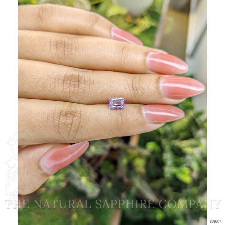1.29 Ct. Pinkish Purple Sapphire from Ceylon (Sri Lanka)