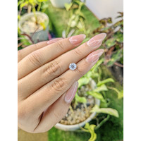 1.40 Ct. White Sapphire from Ceylon (Sri Lanka) Life Style