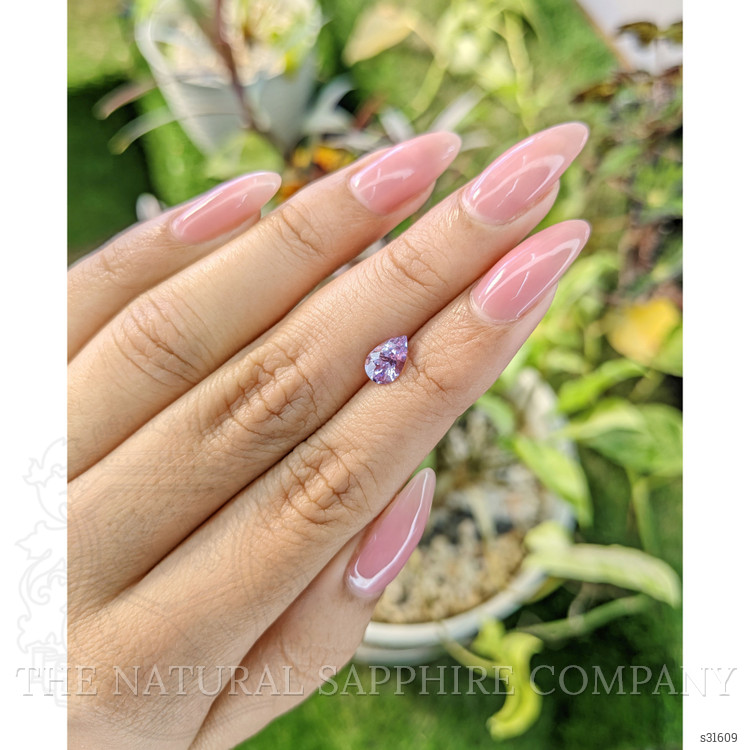1.16 Ct. Pinkish Purple Sapphire from Ceylon (Sri Lanka)