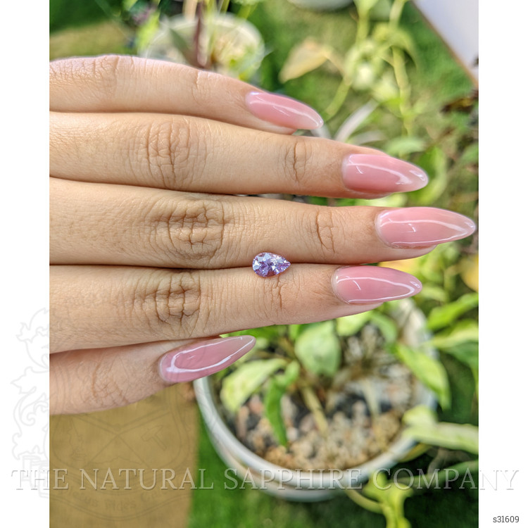 1.16 Ct. Pinkish Purple Sapphire from Ceylon (Sri Lanka)