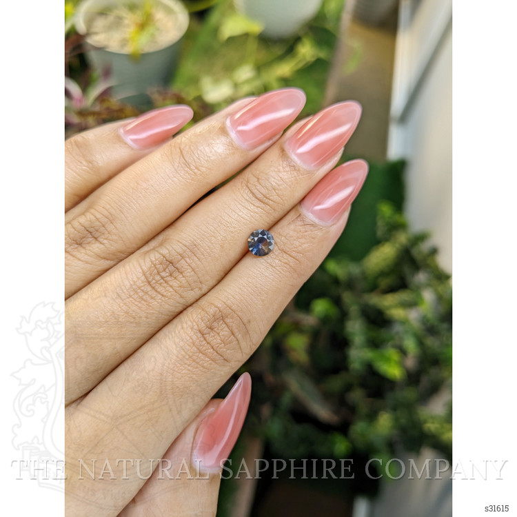0.80 Ct. Bi Color Sapphire from Ceylon (Sri Lanka)