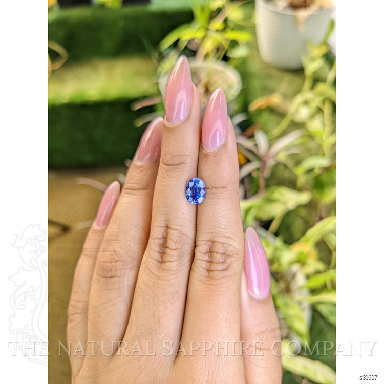 1.57 Ct. Blue Sapphire from Ceylon (Sri Lanka)