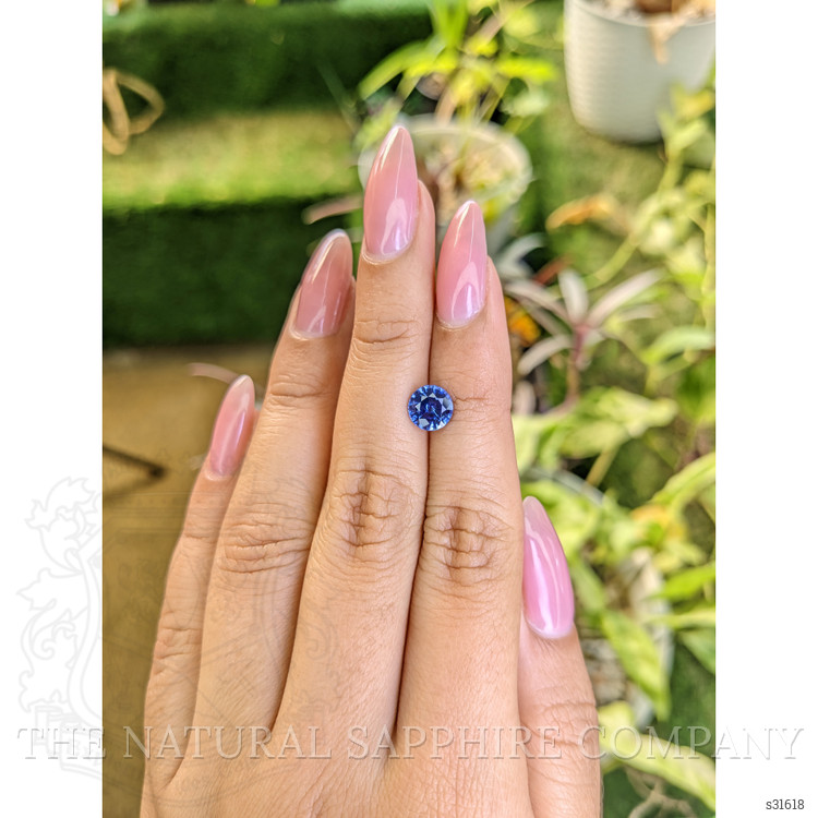 1.67 Ct. Blue Sapphire from Ceylon (Sri Lanka)